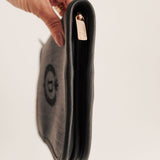 Porta Cartão de Vacinas Personalizado Linho Preto — Coleção Clássicos