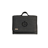 Trocador Deluxe Personalizado Linho Preto — Coleção Clássicos