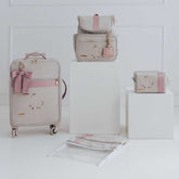 Kit LB4 Personalizado Linho cru com Rose | Coleção Elegance