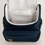 Mochila Maternidade Personalizada Azul Marinho — Coleção Clássicos