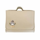 Trocador Deluxe Portátil Marfim — Bordado de Nossa Senhora