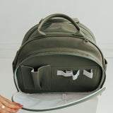Bolsa Maternidade Média Personalizada Verde Oliva — Coleção Clássicos
