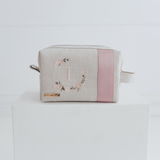 Necessarie Personalizada Linho cru com Rose | Coleção Elegance