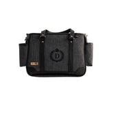 Bolsa Maternidade Mini Lumy Personalizada Linho Preto | Coleção Clássica