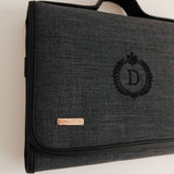 Trocador Deluxe Personalizado Linho Preto — Coleção Clássicos