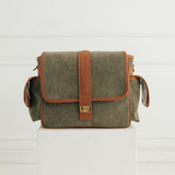 Bolsa de Ombro Oliva | Coleção Alba