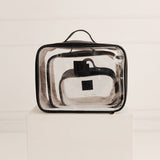 Kit Cristal Personalizado Linho Preto — Coleção Clássicos