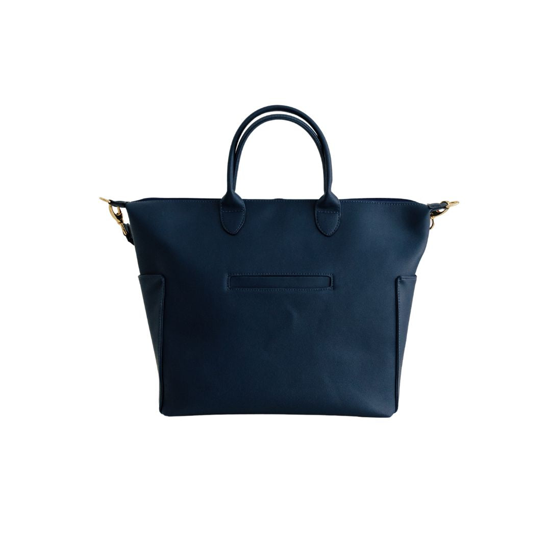 Bolsa Lyra Maternidade Personalizada Azul Marinho