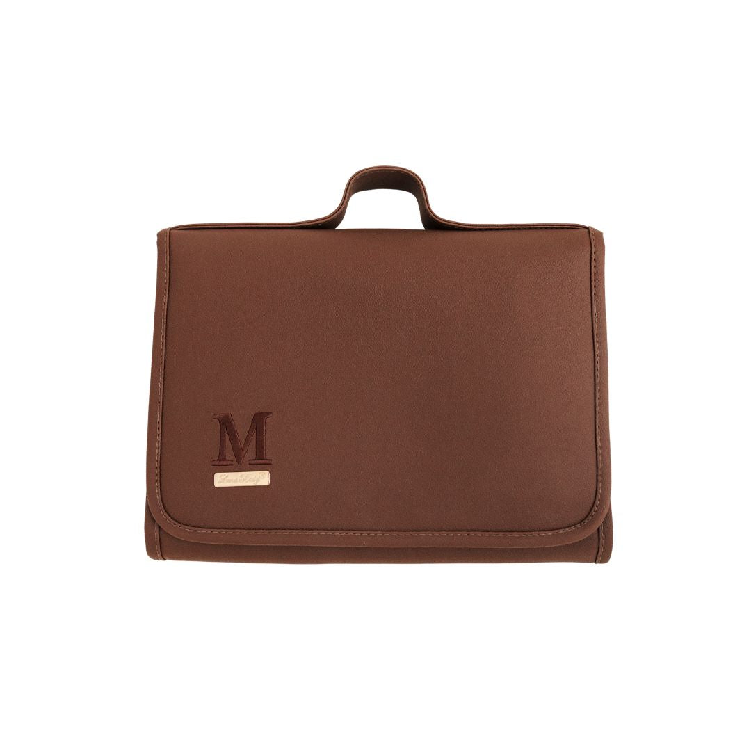 Trocador Deluxe Portátil Personalizado Marrom — Coleção Clássicos