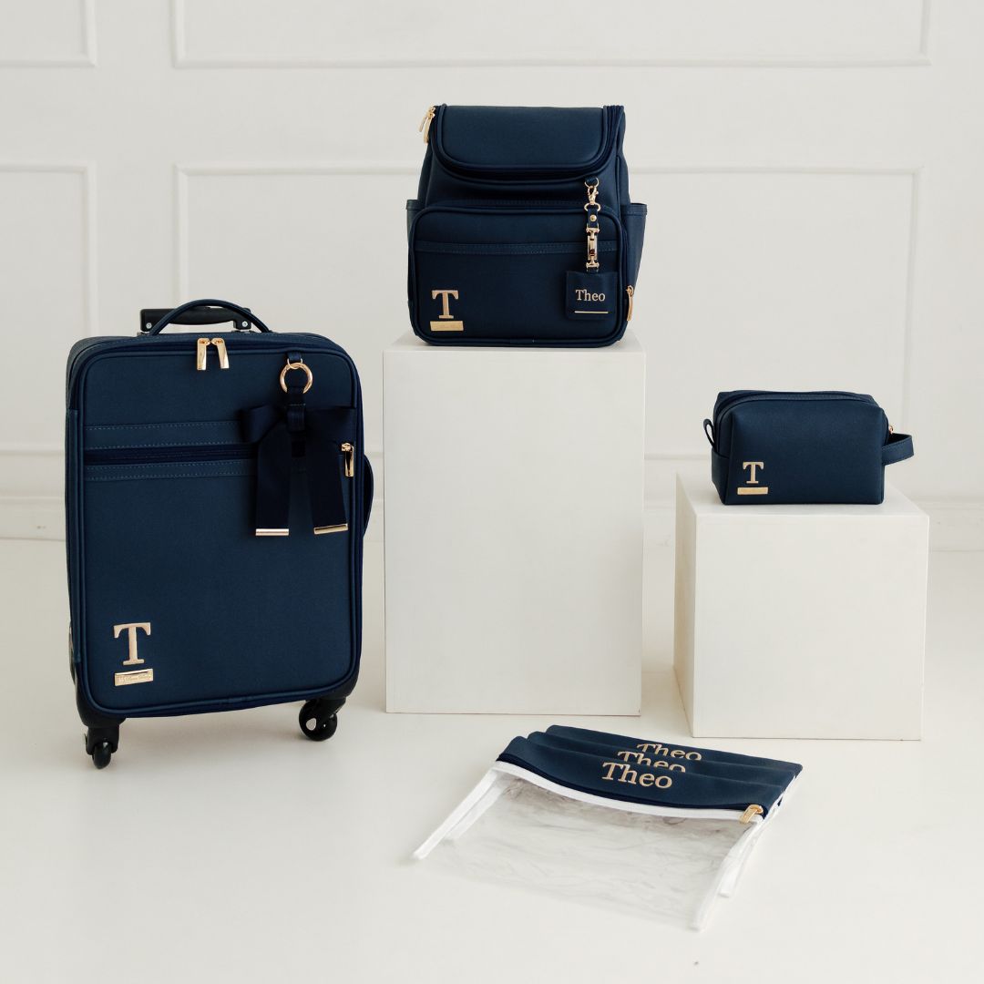 Kit Maternidade LB4 Personalizado Azul Marinho — Coleção Clássicos
