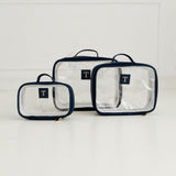 Kit Cristal Organizador Maternidade Azul Marinho — Coleção Clássicos