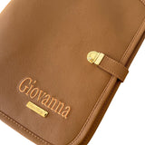 Porta Documento de Gestante Personalizado Caramelo