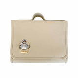 Trocador Deluxe Portátil Marfim — Bordado de Nossa Senhora