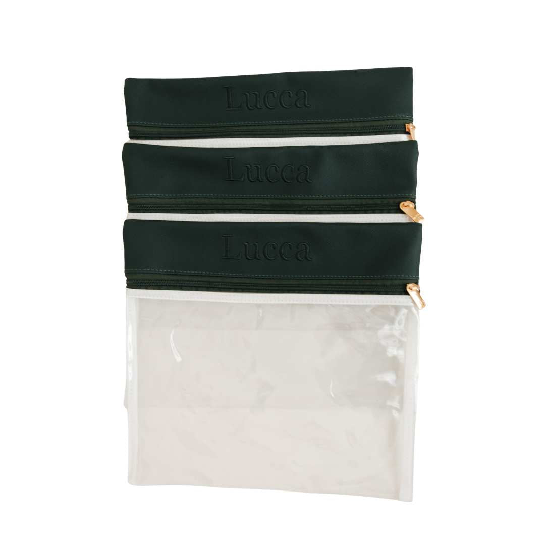 Kit de Saquinhos Maternidade Personalizado Verde Profundo — Coleção Clássicos