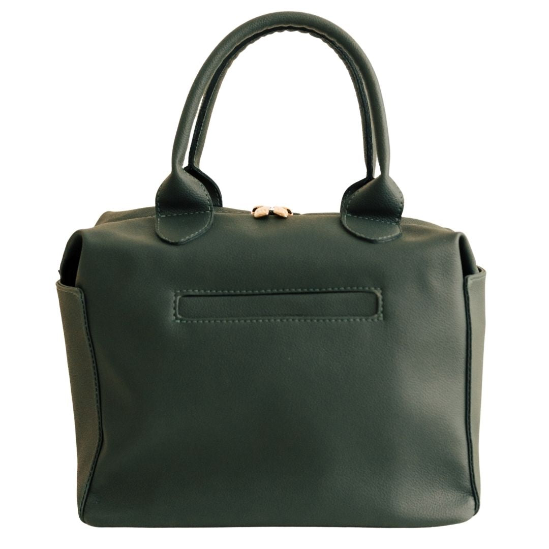 Bolsa Maternidade Mini Lyra Verde Profundo — Coleção Clássicos