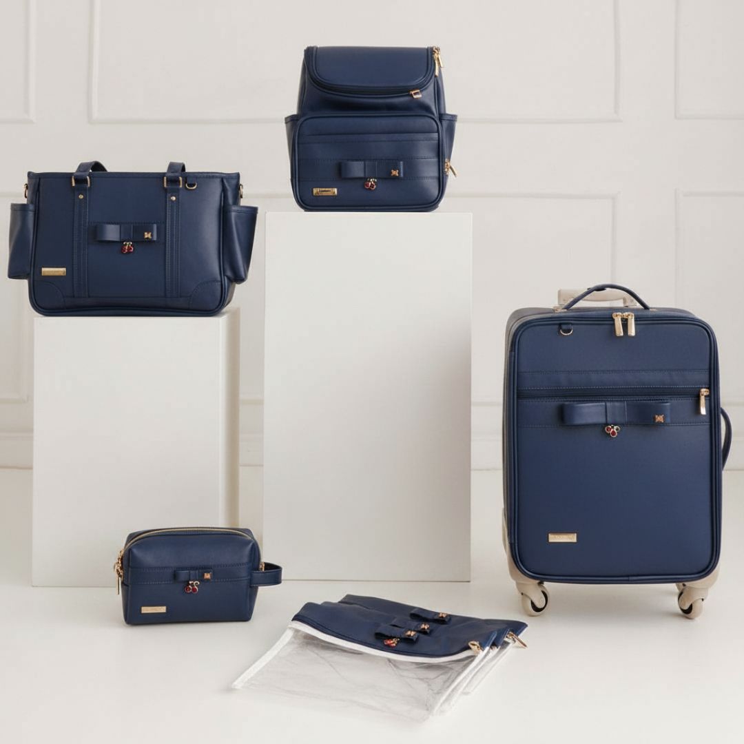 Kit Maternidade Azul Marinho — Coleção Cerena