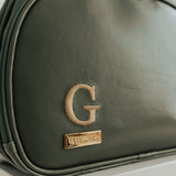 Bolsa Maternidade Média Personalizada Verde Oliva — Coleção Clássicos