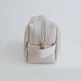 Necessarie Personalizada Linho cru com Rose | Coleção Elegance