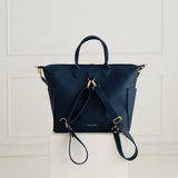 Bolsa Lyra Maternidade Personalizada Azul Marinho