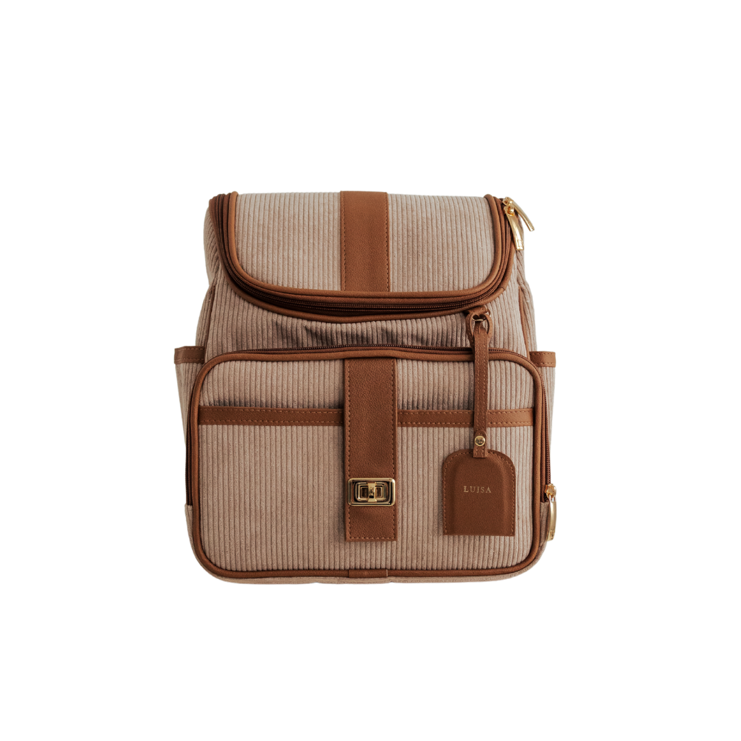 Mochila Maternidade Avelã | Coleção Alba