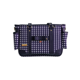 Bolsa Maternidade Mini Lumy Vichy Azul Marinho | Coleção Cerena