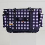 Bolsa Maternidade Mini Lumy Vichy Azul Marinho | Coleção Cerena