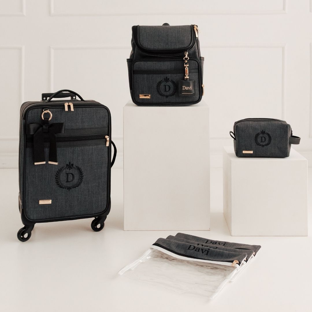 Kit LB4 Personalizado Linho Preto — Coleção Clássicos