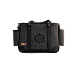 Bolsa Maternidade Mini Lumy Personalizada Linho Preto | Coleção Clássica
