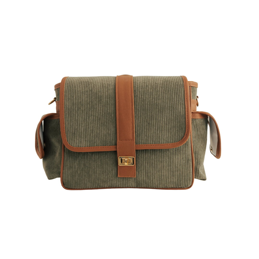 Bolsa de Ombro Oliva | Coleção Alba