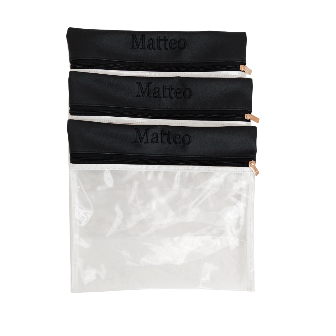Kit de Saquinhos Maternidade Personalizado Preto — Coleção Clássicos
